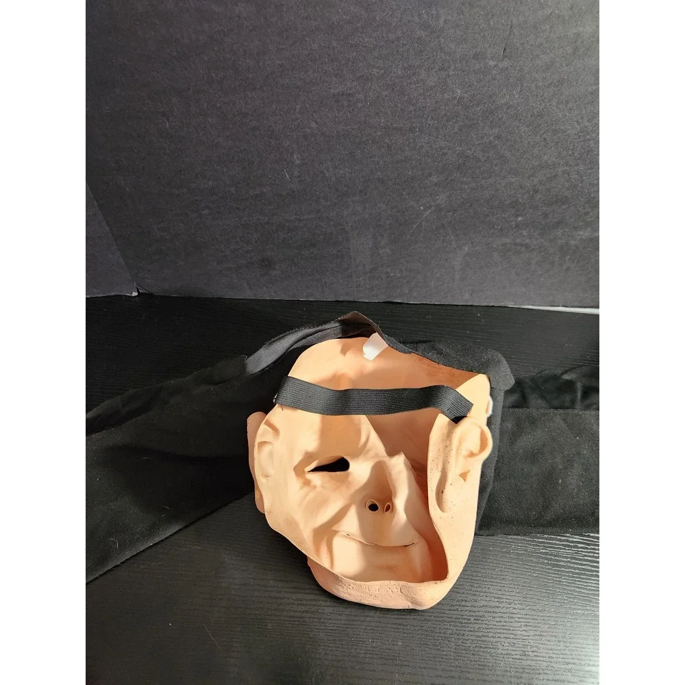 Spirit Halloween Nun Scary Old‎ Woman Mask Adult Costume Prop - Picture 3 of 5